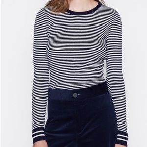 Equipment Virginia Sweater in Navy Blue